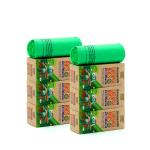 Good2Go Compostable Biodegradable Eco Friendly Garbage Bags/Dustbin Bag/Trash Bag with Leak Resistant - Green Color CPCB certified 17x19Inch Pack of 6 Rolls (90 Bags)