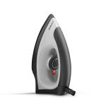 Longway KwidLight Weight Non-Stick Teflon Coated Dry Iron, Electric Iron for Clothes | 1 Year Warranty| (1100 Watt, Black)