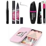 ANEESHO All in 1 Eye Makeup Combo KIt with Mascara Eyeliner Combo (5 Items in the set)-87