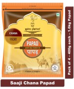 Spice Platter Jodhpuri Chana Masala Papad (7