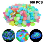TALLIN Glow in The Dark Rocks Luminous Pebbles Stones Glowing Rocks for Garden Aquarium Fish Tank
