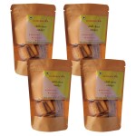 two little birds | Chilli Cheese Crackers | Handmade & No Added Preservatives | Freshly Baked & Eggless | Rich In Taste | 120 Gram (Pack of 4)