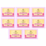 Ayusoul Ayurveda Khadi Herbal Natural Rose Bath Soap for Soothing & Natural Skin Pack of8