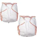 Salma'S Tinytots Reusable Washable Leakproof Wet Free Dry Feel Langot Nappies Diaper For Newborn Baby Pack Of 2