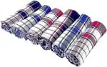 Shopimoz Cotton Cleaning Dusting Cloth Table Napkin/Duster Multipurpose Kitchen Towel (Multicolour) Pack of 6