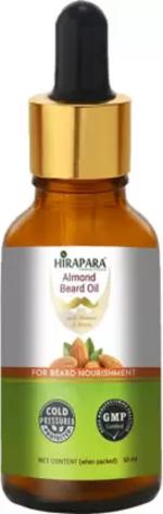 HIRAPARA Sulfate free Almond Beard Oil for Reduces Hair Fall & Strengthens Roots Beard Hair Oil (50 ml)