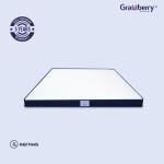 Grassberry White Dual Sided Ortho Foam Mattress (78x46x4inch)