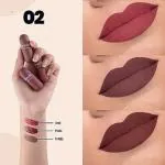 MARS Mini Lip High Pigmented Matte Lipstick Pack of 3 Transfer Proof & Smudge Proof Lipstick