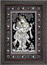 Indianara Indianara Modern Art Without Glass Framed Art Painting 10 X 13 INCH Digital Reprint 13 inch x 10 inch Painting (With Frame)