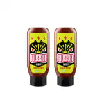 GUSSA Sweet & Spicy Sauce - (2 x 415gm) | Hot & Sweet Sauce | Rich, Spicy, Smoky, Sweet, | Made with Handpicked Fresh Ingredients | No Artificial Colours or Flavours
