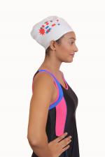 Aashray Ambuda printed Swimming Cap (Multicolor, Pack of 1)