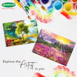 Sundaram | A4 Sketch Book with Butter Paper | Spiral Bound (Wiro) | 64 Pages (32 Sheets) | 29.5 x 21 cm | Plain | Pack of 2