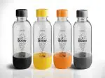 Mr. Butler BPA Free PET Bottle 500 ml, Pack of 4 (Orange, Yellow, Grey, Black)