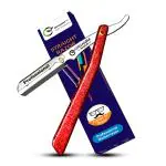 Organim Care Products Plastic Straight Razors for Men and Women, Red