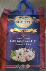 Shaan-E-Shaukat Dobar 1121 Extra Long Grain Basmati Rice 10kg