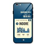 COVERS CART - Indore Boarding Pass Glass Back Case for iPhone 6 6S