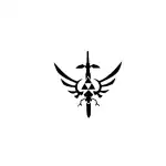 SIMPLY INKED Legend of Zelda Temporary Tattoo, Designer Tattoo for all (Legend of Zelda tattoo) Pack of 2