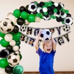 House of Banter Football Theme Birthday Decorations for Boys, Kids Party - Game Theme Birthday Decorations, Sports Theme Birthday Decorations - Football Birthday Decorations for Boys