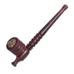 Royal Swag Classic Vintage Tobacco Pipe Smoking Pipe (6 Inch Long) With Removable Pipe Give It The Unique Touch Of Smoke Durable Hard Wood Material Handmade Classic Retro Sailor Pipe Made In India