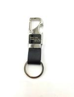 JDP Black Leather, Metal Drive Safe Opener with Hook Keychain