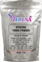 Verena Ultra Dark Black Toner Powder Compatible with Kyocera Toner Cartridge180,181,220,221,1800,1801,2200, 2201,1635, 1035,1135,2535,2035,2040,2050,3050,4050,6030,300i,3010i,1020 Pack of 1 (1Kg)