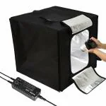 GODOX LSD60 Mini Photography Studio Lighting Tent, 5800K Double LED Light Boards Studio Box for Photography Shooting