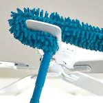 TSNCREATION India Fan Cleaner Brush with Long Rod Flexible Fan Cleaning Mop Microfiber Dust Cleaner Foldable Duster for Home Cleaning Microfiber Duster for Cleaning of Home, Kitchen