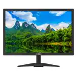 FRONTECH 18.5 Inch (46.99 cm) with 1366 x 768 Pixels LED Monitor | Refresh Rate 75 Hz | Slim and Stylish Design | Wall Mountable | 16.7M Colors | HDMI & VGA Ports (MON-0061, Black)