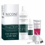 NICONI Oxygen Bleach for Sensitive Dry Skin Bleach for Skin Whitening Body Tan Removal Bleach for Face for Women and Men - 600g