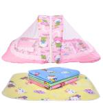 Kwitchy New Born Baby Mosquito Net Bed With Bed Protector