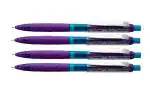 Pentel Q-Erase QE420 Mechanical Pencil | Lead Of Grade HB | Long Lasting Jumbo Eraser With Retractable Mechanism | Ribbed Grip (8, 0.7 MM Violet Body)