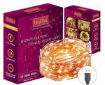 DesiDiya Copper Fairy String Lights with USB Powered Led Light for Home Decoration (5 Meters,Pack of 1,Corded electric)