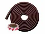TONY STARK Baby Safety Strip Furniture Edge Guard 5 Meter Cushion Corner Cover Infant Bump Protector for Covering Sharp Edges of Bed, Table & Furniture Baby proofing & Baby Safety Product (Brown)