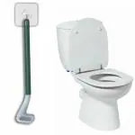 PADAR Indian & Western Toilet Cleaning Brush with Slim No-Slip Long Handle, Silicon Toilet Brush Anti-Drip Set, 360 Degree Deep Golf Head Brush Toilet - Bathroom Cleaning Brush (Multicolor)