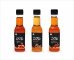 GOOD+MOORE combo Pack of 3 | Caramel | Hazelnut | Cinnamon Syrup, Great for Desserts, Coffee, and Shakes, Super Saver Pack (250 ml x 3 )