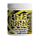 NutriJa Pre Burn - Advanced Pre-Workout Powder with Fat Burning Blend, Specially For Cutting & Shreding - 30 Servings (Tangy Orange) (180 Gram)