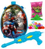 Zest 4 Toyz Holi Water Gun High Pressure Pichkari Toy with Back Holding Tank with Holi Combo