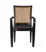Chairman Dual Color Plastic Chair with Armrests | Perfect for Home, Office, Garden | Modern Design | Indoor & Outdoor Use | Strong and Reliable