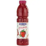 Manama Strawberry Fruit Crush Topping for Dessert Like Cakes, Ice Creams, Pies and Shakes (1Litre)