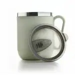 GANESH Insulated Stainless Steel Plastic Covered Travel Thermos Mug with lid for Tea, Coffee (400ml)