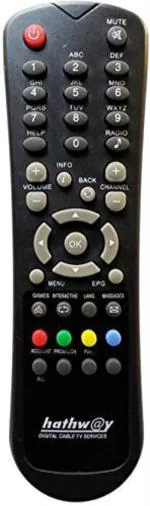 Hybite Hathway Set Top Box Remote