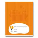 Youva Navneet| Full Bound with Hard cover Brown Notebook 15.5 cm x 18.8 cm| Red & Blue (No Gap) | 172 Pages| Pack of 12