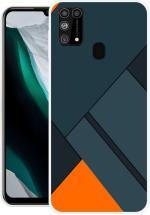 PAEDICON Back Cover for Samsung Galaxy M31 Prime, Samsung Galaxy M31, Samsung Galaxy M31 Prime (Blue, Orange, Grip Case, Silicon) SOFT-SAMM31PRIME-SSR1774