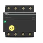 amiciSmart WiFi MCB, Circuit Breaker, 220V 80A 3 Phase Home Automation Smart Switch Timer Mobile App Control Compatible with Alexa (Din Rail Mount)