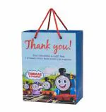 PPJ HAPPY BIRTHDAY THANK YOU PARTY THOMAS (CARTOON THEME) (10 Pcs.) PAPER CARRY BAG, 10 Inch X 8 Inch X 4 Inch RETURN GIFT/HAPPY BIRTHDAY/RETURN GIFTS/GIFTS/GIFT BAGS/GIFT COVERS (Pack of 10)