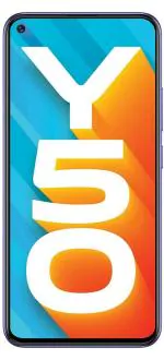 Vivo Y50, 8GB RAM, 128GB ROM, Iris Blue, Smartphone