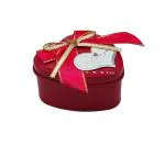 TEJ GIFTS Small Heart Shaped Box | Metal Tin Birthday Valentine’s Day Gift for Girlfriend, Wife, Fiancee, Boyfriend, Husband | Multipurpose Jewellery Container Dark Pink, Pack Of 5 (Design 1)