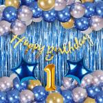 Dinipropz 1st Birthday Decorations Kit Happy Birthday Decorations For Boys