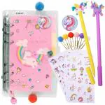 Toyshine Multicolor Notebook Diary Handbook With Paper Clips