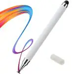 iAccessories 2-Way Dual-Sided Stylus Pen for All Touch Screen Devices Compatible With iPhone, iPad, Tabs, Android Mobile Phones White